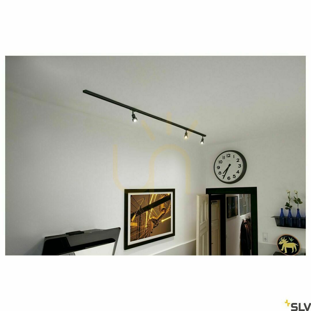 Preview Rail light set SLV PURI 1-phase black 2 m 3x4.3W 143190 Rail light set SLV PURI 1-phase black 2 m 3x4.3W 143190