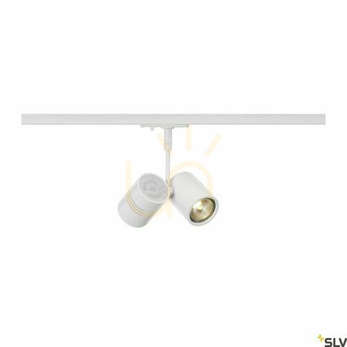 Check Track Light SLV BIMA 2 White GU10 2-Light 50W 1-Circuit 143431