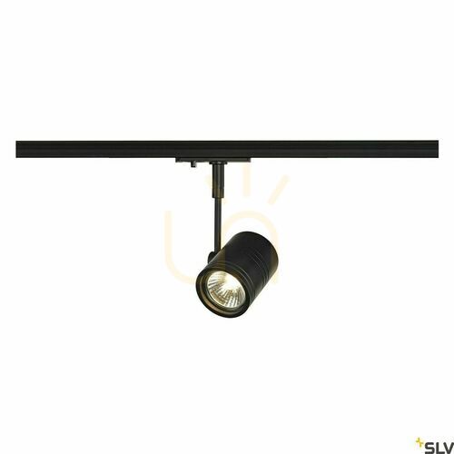 Check Track Light SLV BIMA 1 Black GU10 50W 1-Phase 143440