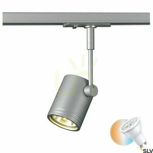 Track Light SLV BIMA 1 Grey GU10 50W 1-Phase 143442 small 0