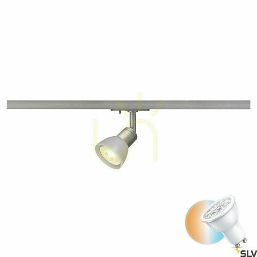 Check Track Light SLV PURIA Grey GU10 1-Phase 230V 143454