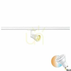 Track Light SLV AVO White GU10 50W 1-Circuit 144201 small 0