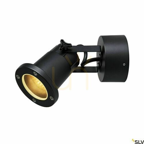 Check Outdoor Wall Spotlight SLV Nautilus WL Black 11W IP54 1002867