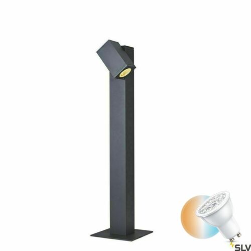 Check Outdoor Post Light SLV THEO Pathlight Anthracite 7W IP44 1002870