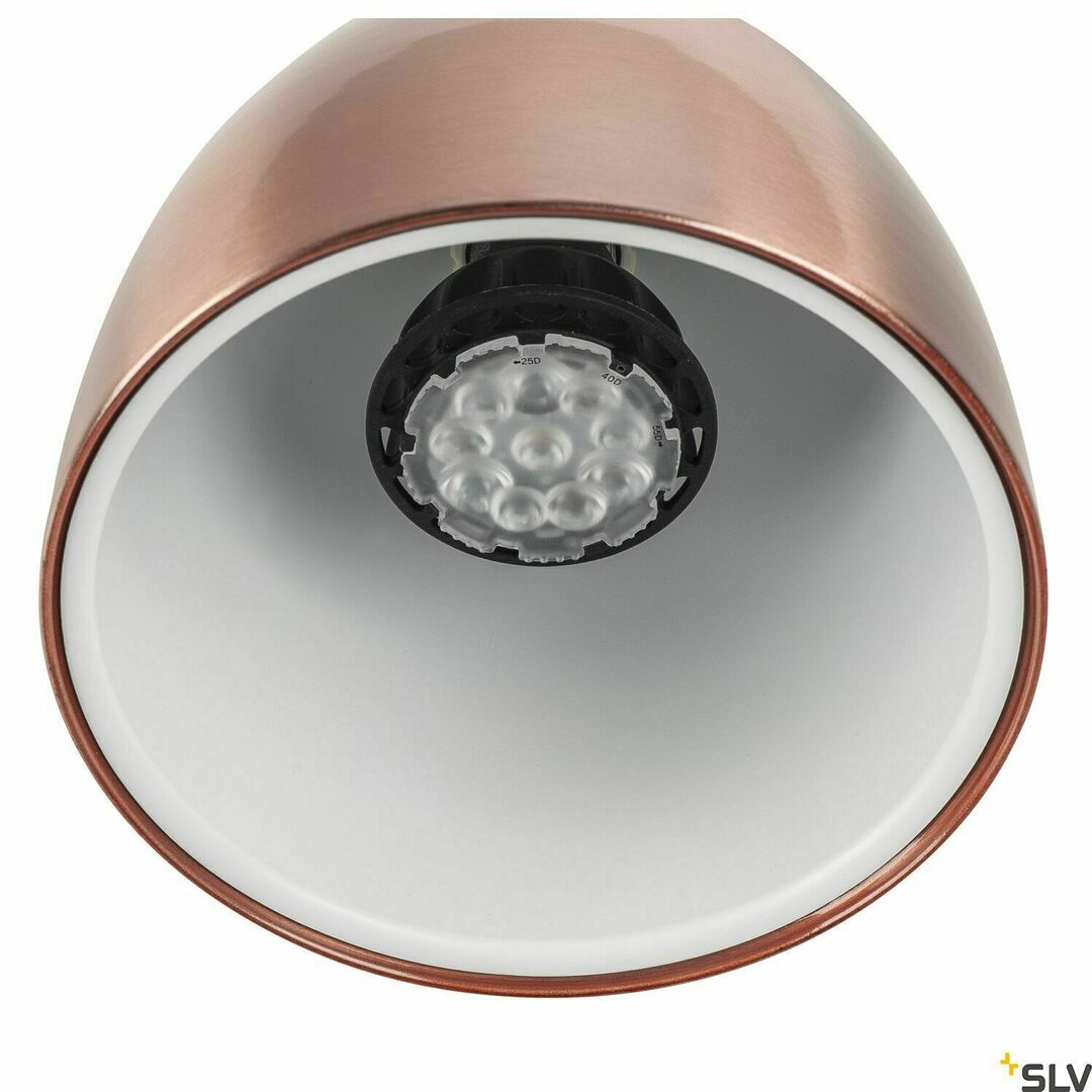View Track light SLV PARA CONE 14 copper/white GU10 3-phase 1002878 Track light SLV PARA CONE 14 copper/white GU10 3-phase 1002878