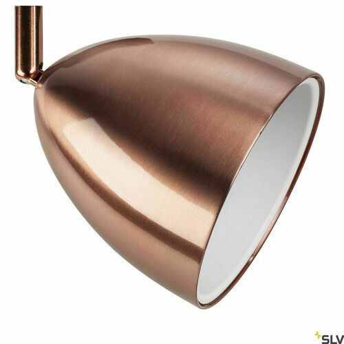 Check Track light SLV PARA CONE 14 3-phase copper/white GU10 25W 1002878