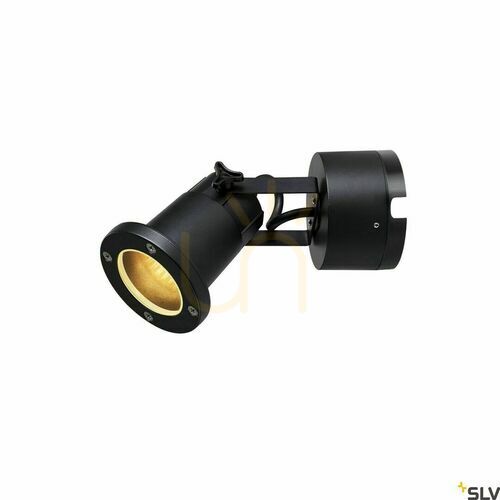 Check Mounting Plate SLV NAUTILUS black aluminum 9.6 cm 1002884