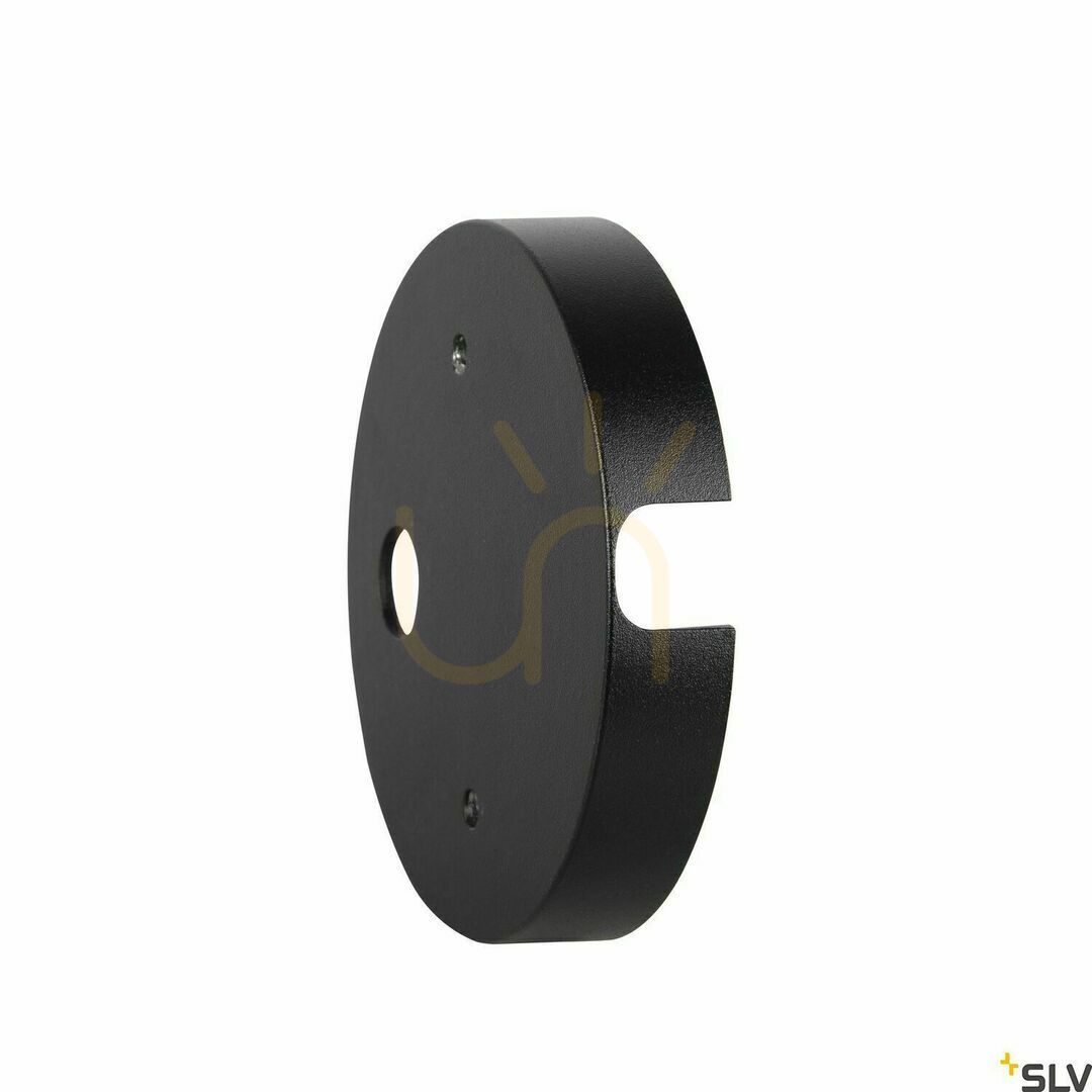 Mounting Plate SLV NAUTILUS black aluminum 9.6 cm 1002884