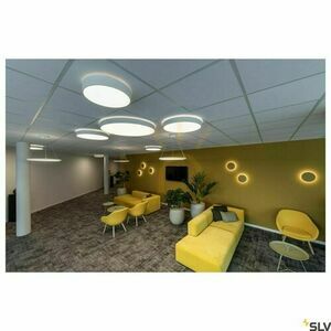SLV ONE 60 DALI pendant light white LED 24W 3000/4000K ø60 cm 1002910 small 4