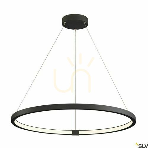 Check Pendant Light SLV ONE 80 DALI LED Black 32W 3000/4000K 1002911
