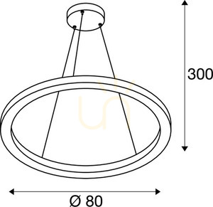 Pendant Light SLV ONE 80 DALI White 32W 3000/4000K 1002912 5 Pendant Light SLV ONE 80 DALI White 32W 3000/4000K 1002912 small 5