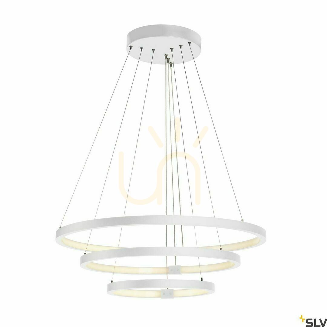 View Pendant Light SLV ONE TRIPLE DALI White 64W 80cm 3000/4000K 1002914 Pendant Light SLV ONE TRIPLE DALI White 64W 80cm 3000/4000K 1002914