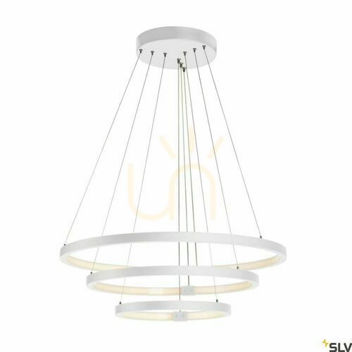 Check Pendant Light SLV ONE TRIPLE DALI White 64W 80cm 3000/4000K 1002914