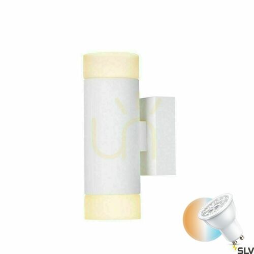 Check Surface-mounted wall lamp SLV ASTINA Up/Down white aluminum 1002931