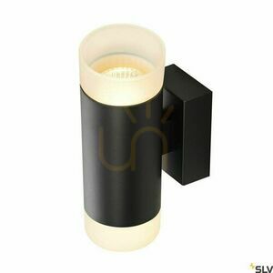 Surface-Mounted Wall Lamp SLV ASTINA Up/Down Black GU10 10W 1002933 small 1