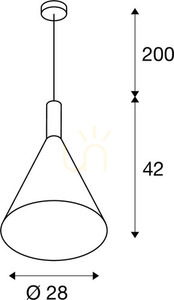 Pendant Light SLV PHELIA 280 Gold Black E27 Aluminum 1002950 6 Pendant Light SLV PHELIA 280 Gold Black E27 Aluminum 1002950 small 6