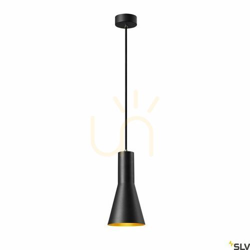Check Pendant Light SLV PHELIA 130 Gold Black E27 Aluminum 1002951