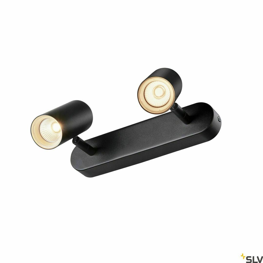 View Surface-Mounted Spotlight SLV NOBLO II Black 16W 2700K 1002973 Surface-Mounted Spotlight SLV NOBLO II Black 16W 2700K 1002973