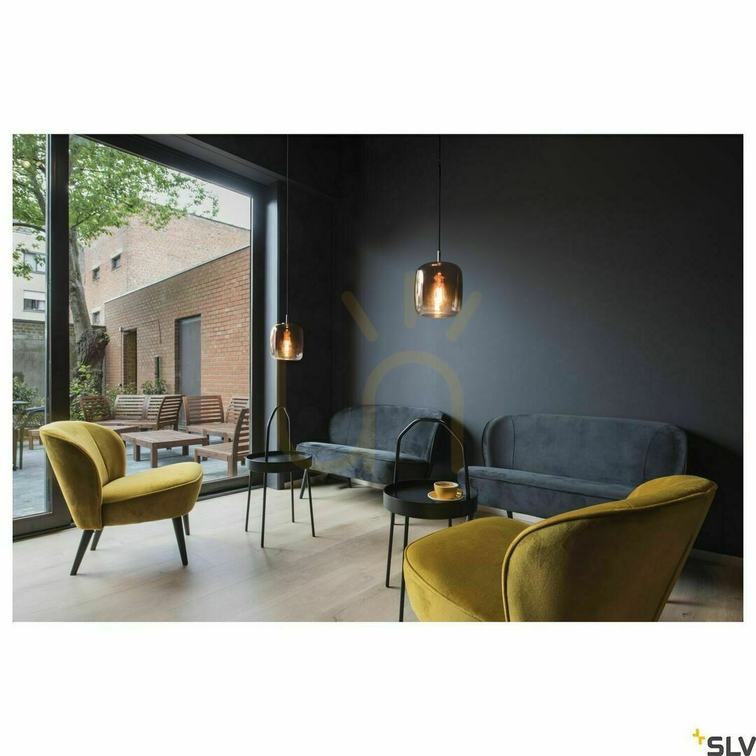 Display Pendant Light SLV PANTILO 20 Copper Glass 15W 1003005 Pendant Light SLV PANTILO 20 Copper Glass 15W 1003005