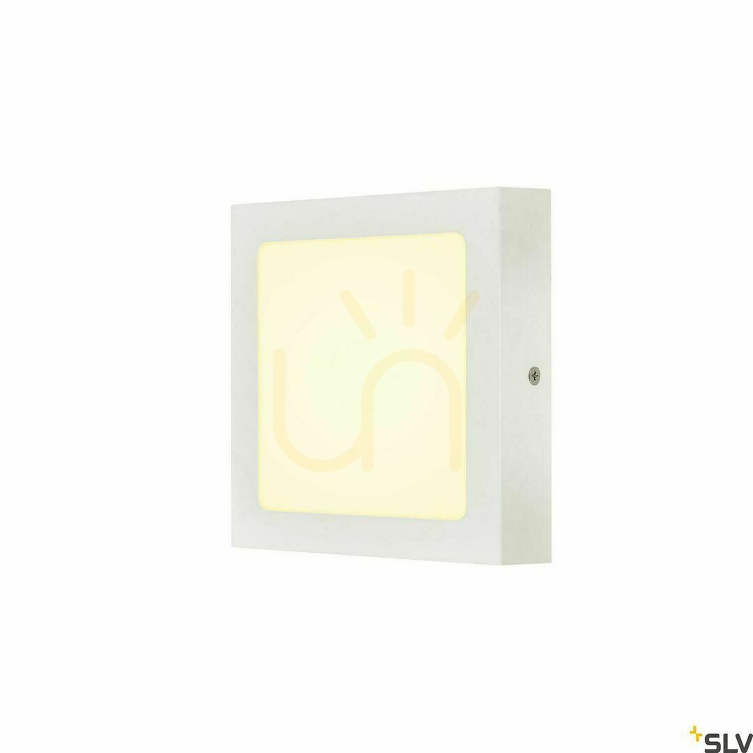 View Surface-mounted lamp SLV SENSER 18 white 13W 3000K square 1003018 Surface-mounted lamp SLV SENSER 18 white 13W 3000K square 1003018