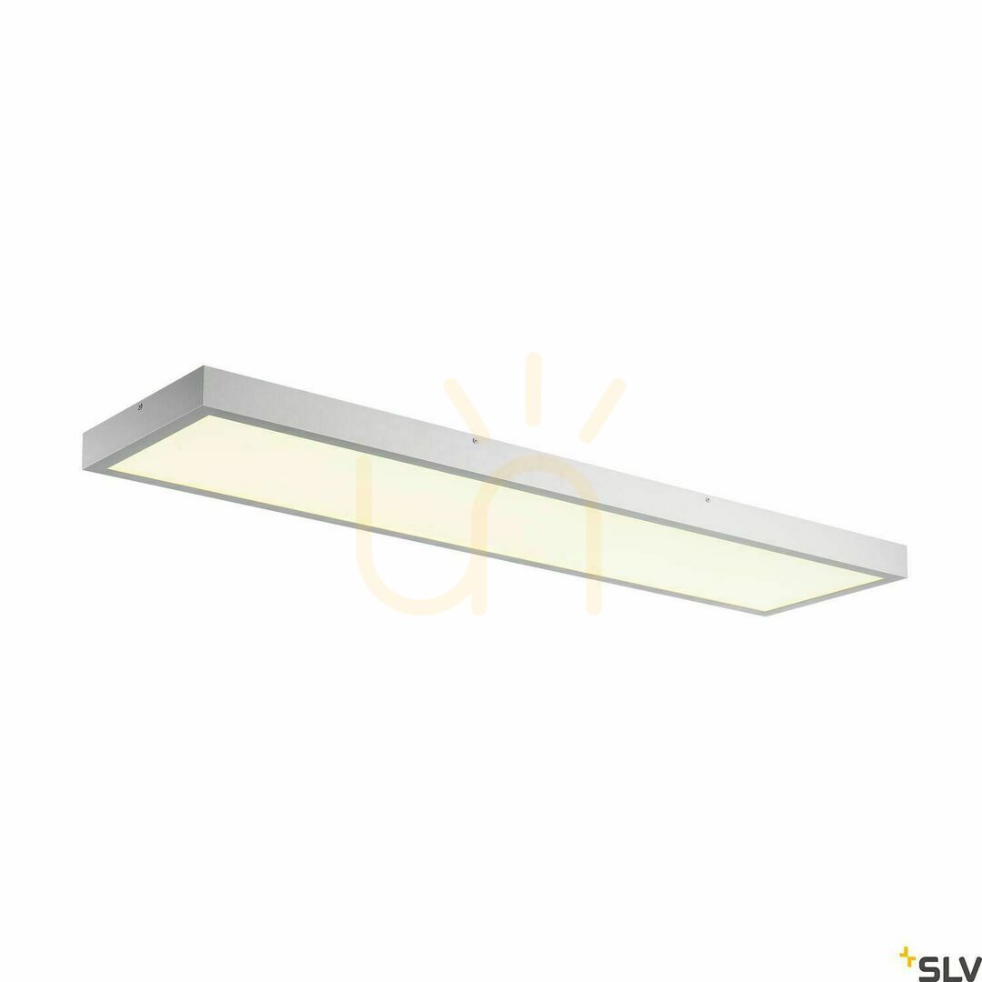 Ceiling Light SLV LED Panel DALI Grey 43W 4000K 119.5x29.5cm 1003055
