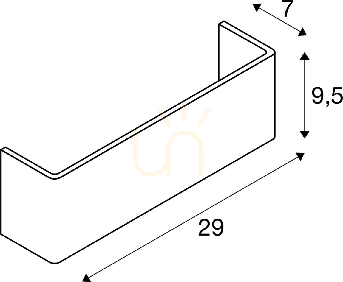 Display Lampshade SLV MANA 29 White Aluminum 1000623 Lampshade SLV MANA 29 White Aluminum 1000623