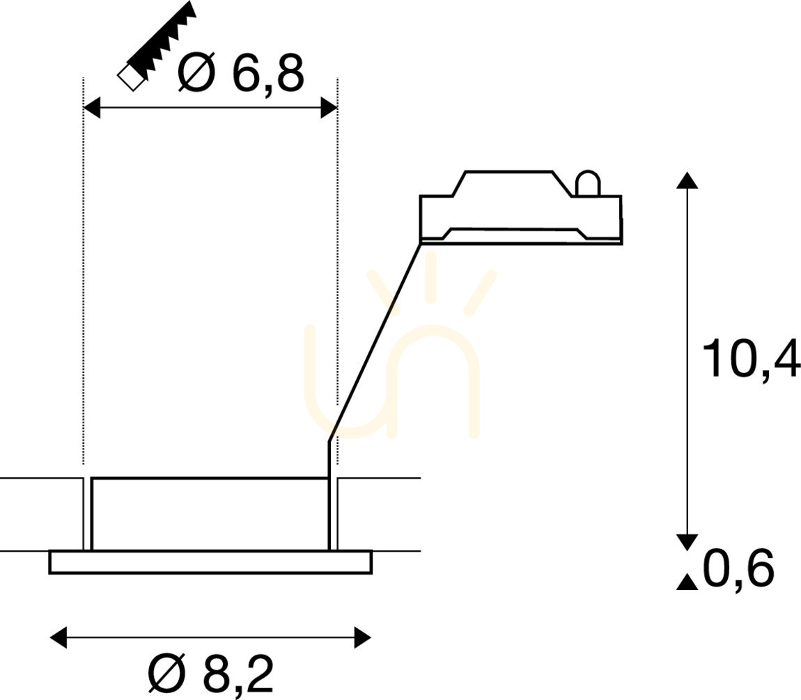 Show Outdoor Recessed Light SLV DOLIX OUT GU10 White IP44 50W 1001165 Outdoor Recessed Light SLV DOLIX OUT GU10 White IP44 50W 1001165
