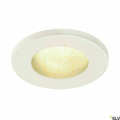 Check Outdoor Recessed Light SLV DOLIX OUT GU10 White IP44 50W 1001165