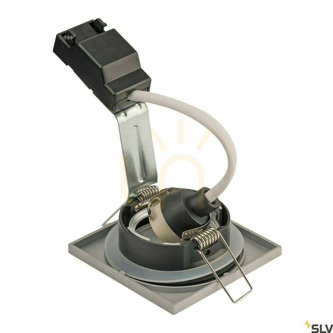 View Outdoor Recessed Light SLV DOLIX OUT GU10 IP44 Gray Aluminum 1001171 Outdoor Recessed Light SLV DOLIX OUT GU10 IP44 Gray Aluminum 1001171