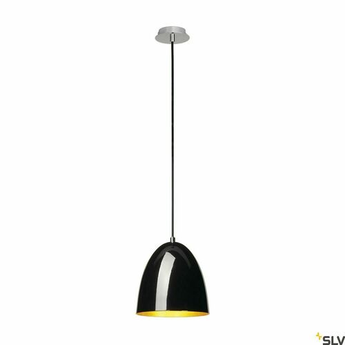 Check Pendant Light SLV PARA CONE 20 Gold Black 20 cm 133050