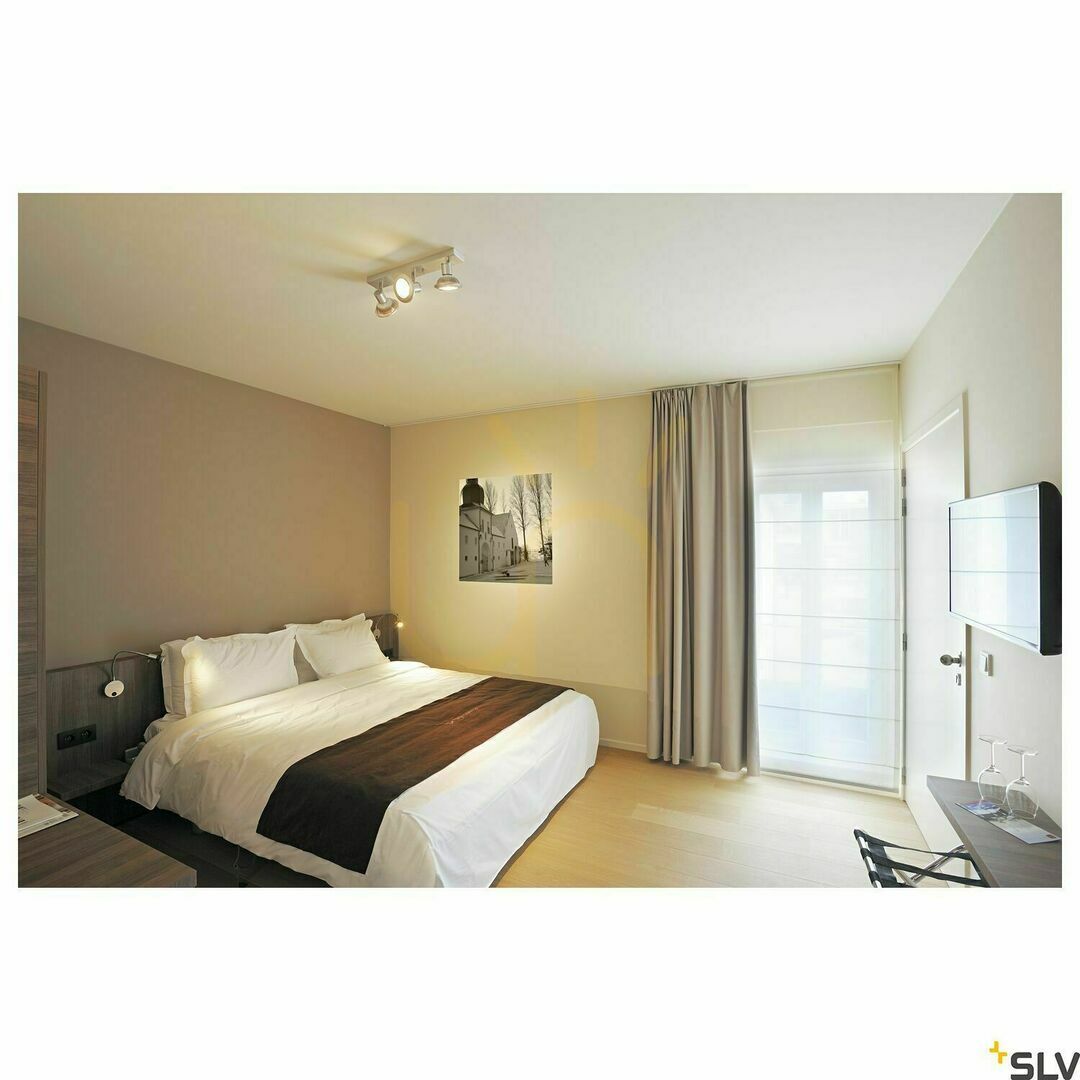 Show Surface-Mounted Wall Lamp SLV DIO FLEX PLATE chrome 50W 146692 Surface-Mounted Wall Lamp SLV DIO FLEX PLATE chrome 50W 146692