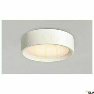 SLV PLASTRA LED ceiling light, white plaster, 15 W, 3000 K, 25 cm, 148005 small 1