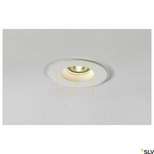 Check Recessed Light SLV PLASTRA White Gypsum GU10 35W 230V 148070