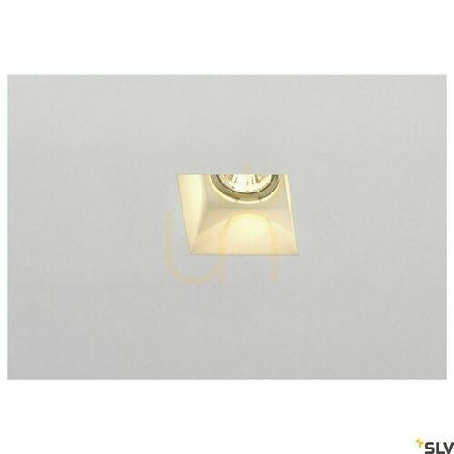 Check Recessed Light SLV PLASTRA White Gypsum GU10 35W 148071