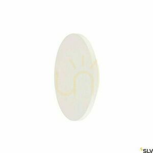 Wall Light SLV PLASTRA Round LED White Gypsum 26 cm 6.5W 3000K 148091 small 1