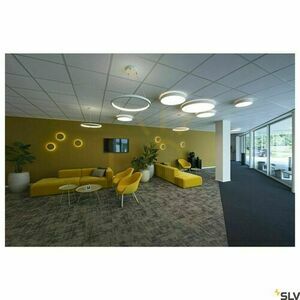 Wall Light SLV PLASTRA Round LED White Gypsum 26 cm 6.5W 3000K 148091 small 4