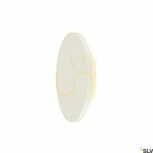 Wall Light SLV PLASTRA Round LED White Gypsum 26 cm 6.5W 3000K 148091 small 0