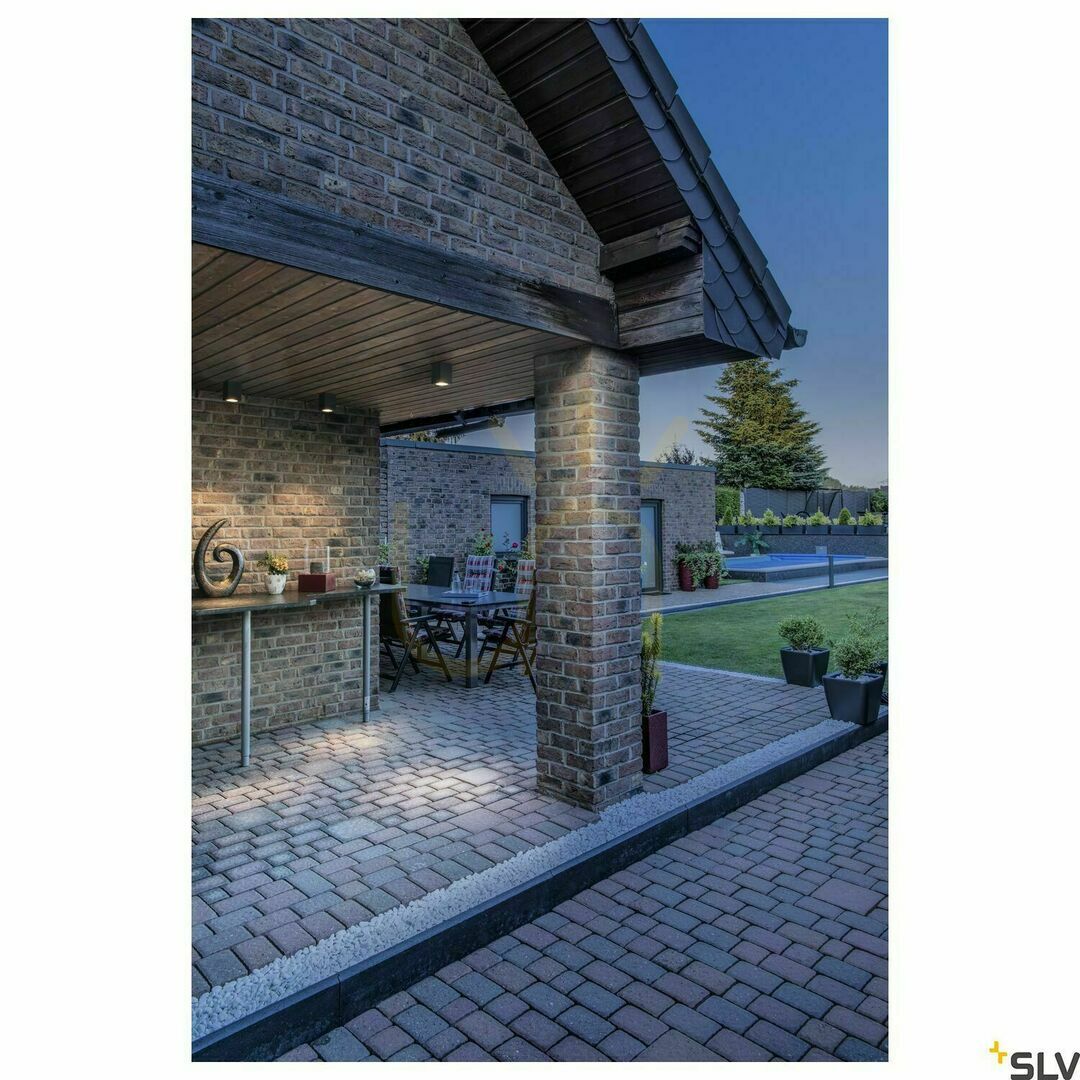 Display External Ceiling Light SLV ENOLA Square M Anthracite 11W CCT 1003421 External Ceiling Light SLV ENOLA Square M Anthracite 11W CCT 1003421