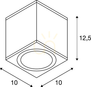 External Ceiling Light SLV ENOLA Square M Anthracite 11W CCT 1003421 6 External Ceiling Light SLV ENOLA Square M Anthracite 11W CCT 1003421 small 6