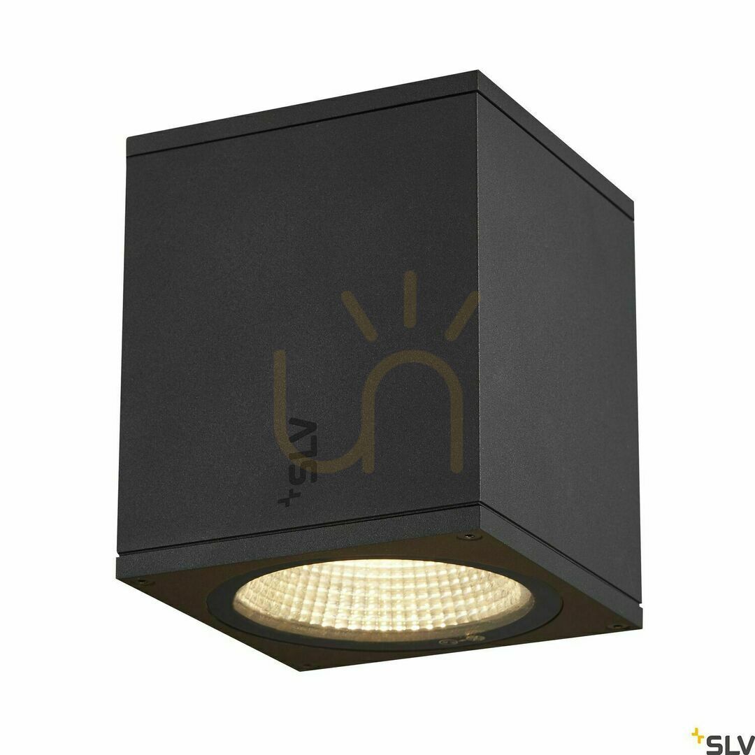 External Ceiling Light SLV ENOLA Square M Anthracite 11W CCT 1003421