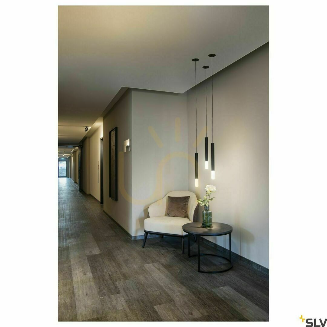 Show Pendant Light SLV HELIA Ambient 35 Black LED 7.5W 3000K 1003435 Pendant Light SLV HELIA Ambient 35 Black LED 7.5W 3000K 1003435