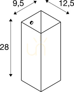 Surface-Mounted Wall Lamp SLV QUADRASS White Glass Steel E27 40W 1003431 6 Surface-Mounted Wall Lamp SLV QUADRASS White Glass Steel E27 40W 1003431 small 6