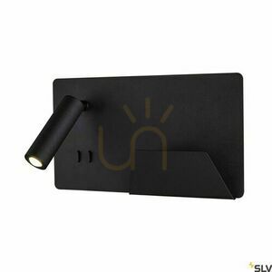 Indoor Wall Light SLV SOMNILA Black LED 15W 3000K USB 1003456 small 0