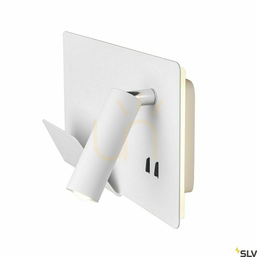 View Indoor Wall Light SLV SOMNILA White LED 15W 3000K USB 1003457 Indoor Wall Light SLV SOMNILA White LED 15W 3000K USB 1003457