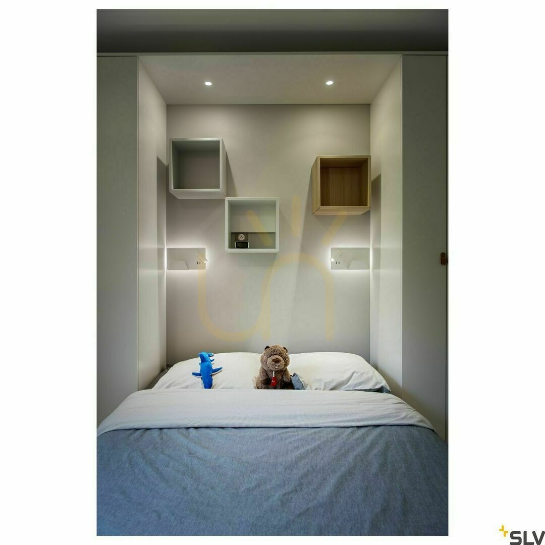 Show Indoor Wall Light SLV SOMNILA White LED 15W 3000K USB 1003457 Indoor Wall Light SLV SOMNILA White LED 15W 3000K USB 1003457