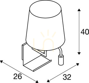 SLV SOMNILA FLEX Wall Light, Left, White, LED 3000 K with USB, 1003459 small 6