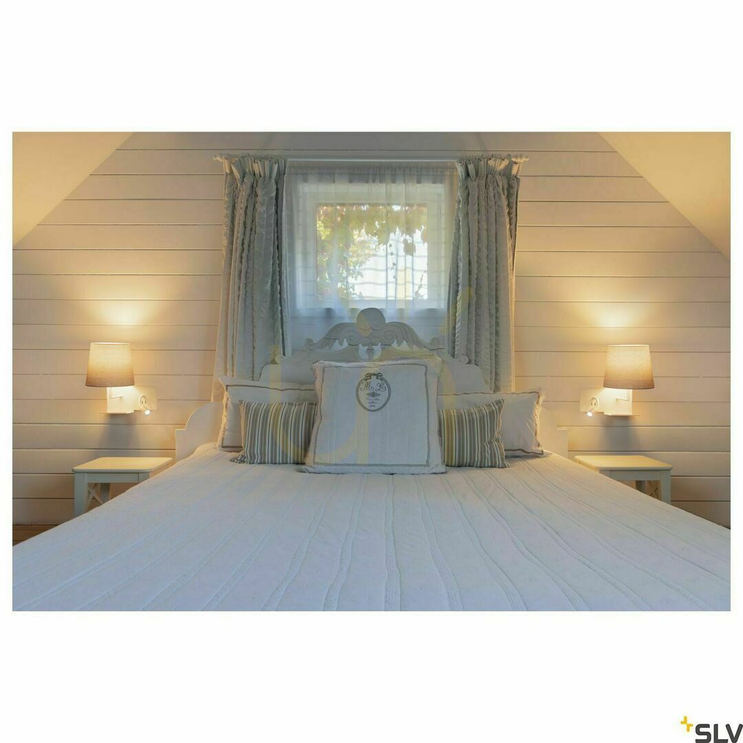 Show Indoor Wall Light SLV SOMNILA Flex White Aluminum 3000K USB 1003460 Indoor Wall Light SLV SOMNILA Flex White Aluminum 3000K USB 1003460