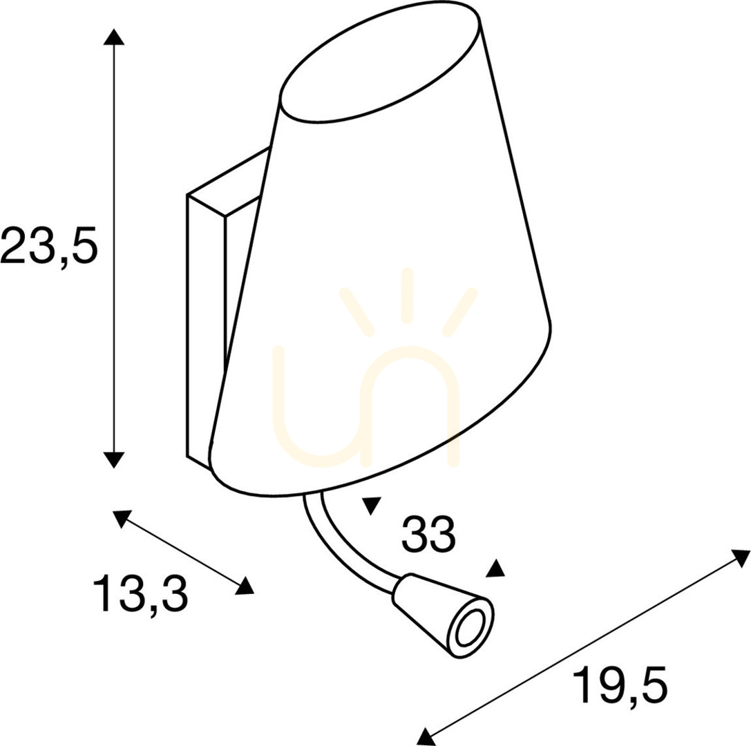 View Indoor Wall Light SLV COUPA FLEX Chrome Milk Glass 3000K 149452 Indoor Wall Light SLV COUPA FLEX Chrome Milk Glass 3000K 149452