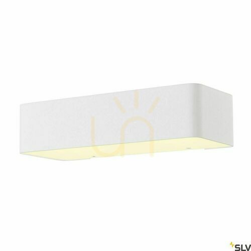 Check Wall Light SLV WL 149 White Steel Glass 10W 3000K 149511