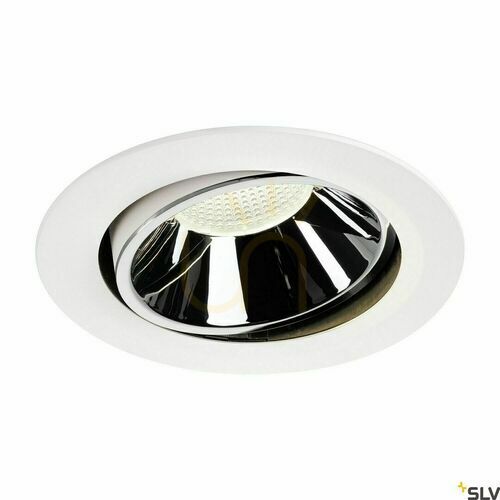 Check Recessed light SLV NUMINOS MOVE DL XL white/chrome 37.4W 4000K 1003762